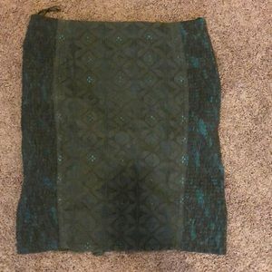 Anthropologie lace skirt